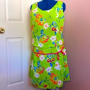 NWOT - Cactus Flonez - made in USA 💯% cotton 2pc floral skirt set size 16